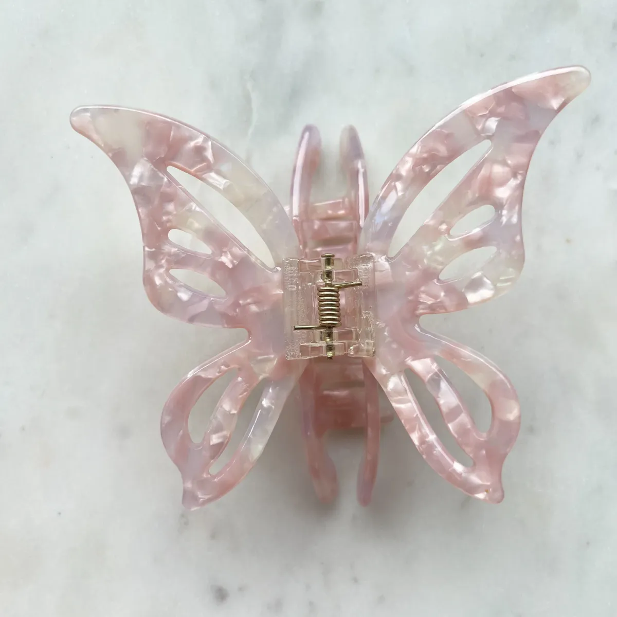 Hårklype Butterfly Yellow / Pink / Multi 
