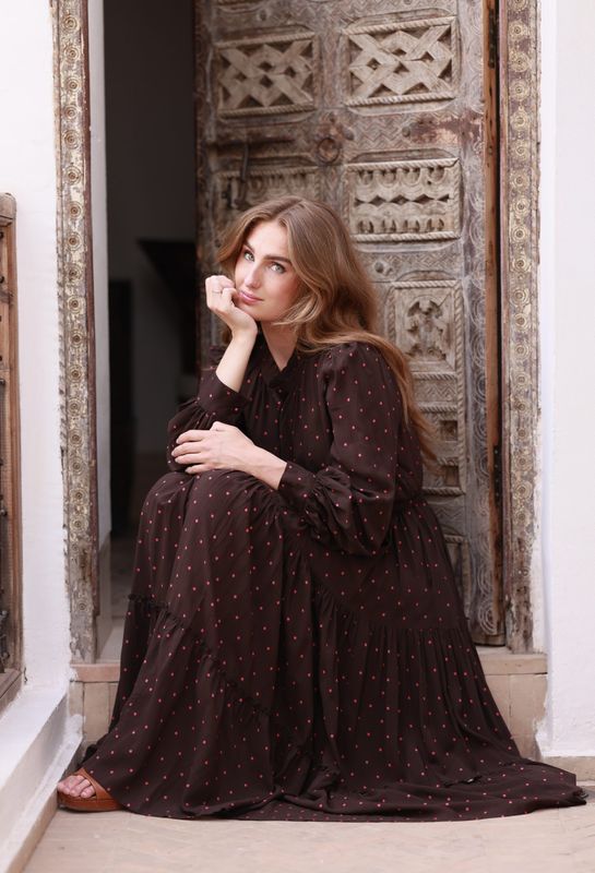 Ambrosia Long Dress - Bean & Berry