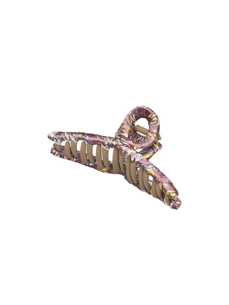 Fiora Luster Celabrina Hair Claw - Chocolate brown