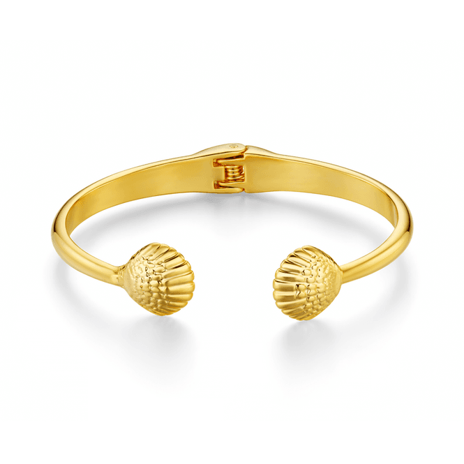 Hovedbilde 40329 Metal Shell Open Hinged Bangle